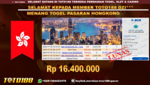 Bukti jp kemenangan togel pasaran hongkong 6 july 2024