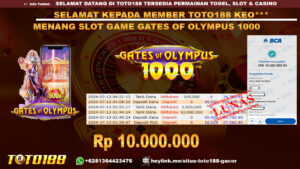 Bukti jp kemenangan gates of olympus 1000 13 july 2024