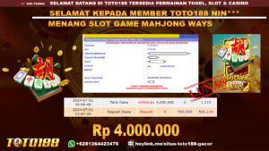 Bukti jp kemenangan slot game mahjong ways 1 july 2024