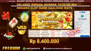 Bukti jp kemenangan slot game mahjong ways 7 july 2024