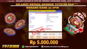 Bukti jp kemenangan game 24 spin 4 july 2024