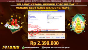 Bukti jp kemenangan slot game mahjong ways 2 july 2024