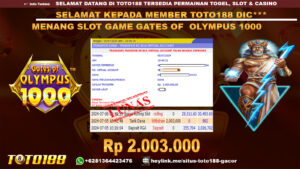 Bukti jp kemenangan slot game gates of olympus 1000 05 july 2024