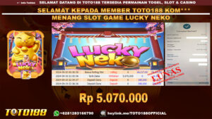Bukti JP Kemenangan SLOT GAME LUCKY NEKO 19 SEP 24