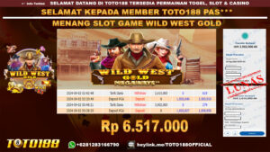 Bukti JP Kemenangan SLOT GAME WILD WEST GOLD 02 sept 24