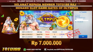Bukti JP Kemenangan SLOT GAME GATES OF OLYMPUS 22 NOV 24
