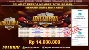 Bukti JP Kemenangan GAME BACCARAT 15 FEB 24