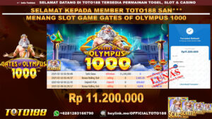 Bukti JP Kemenangan SLOT GAME GATES OF OLYMPUS 1000 10 FEB 25